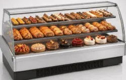Vitrine de présentation boulangerie et pâtisserie Vitrine de présentation boulangerie et pâtisserie