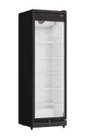 Réfrigérateur professionnel à poser 1 porte vitrée noir 354 l positif - 7455.3130 - combisteel - Combisteel - 7455.3130