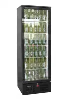 Réfrigérateur de bar professionnel 1 porte noir 293 l positif - 7526.0300 - combisteel - Combisteel - 7526.0300