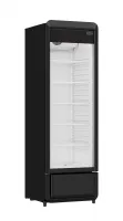 Réfrigérateur professionnel à poser 1 porte vitrée noir 258 l positif - 7455.3125 - combisteel - Combisteel - 7455.3125