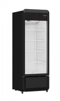 Réfrigérateur professionnel 1 porte vitrée noir 218 l positif - 7455.3120 - combisteel - Combisteel - 7455.3120