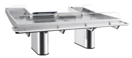 Comptoir à poisson professionnel 2490 mm - 7178.0910 - combisteel - Combisteel - 7178.0910