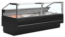 Vitrine professionnelle réfrigérée poisson frais 620l - soca-f25090b - tefcold - Tefcold - SOCA-F25090B