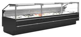 Vitrine professionnelle poisson frais ventilée 930 l surface de présentation 2,97 m² -1 à +5 °c - soca-f37590b - tefcold - Tefcold - SOCA-F37590B