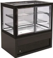 Photo 2 - Vitrine réfrigérée professionnelle 300 l noire positive 800 mm - 7489.5450 - combisteel - Combisteel - 7489.5450