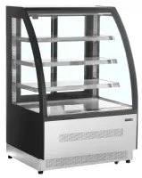 Vitrine réfrigérée professionnelle 158 L noire positive - LPD900C/BLACK - Tefcold