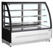 Vitrine réfrigérée professionnelle 277 litres noire positive - LPD1500C/BLACK - Tefcold