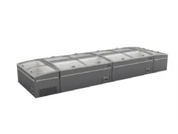 Photo 2 - Congélateur bahut professionnel gris 850 l dégivrage automatique 2100 mm - 7455.2670 - combisteel - Combisteel - 7455.2670