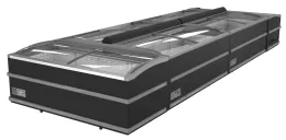 Photo 2 - Congélateur professionnel bahut noir tête de gondole 864 l dégivrage manuel - 7072.0010 - combisteel - Combisteel - 7072.0010
