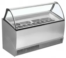 Vitrine ventilée pour 13 bacs de glace avec stockage en-dessous - bermuda rv13 - tefcold - Tefcold - BERMUDA RV13