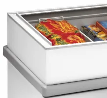 Photo 2 - Vitrine professionnelle couvercles vitrés coulissants 459 l - ssf150 - tefcold - Tefcold - SSF150