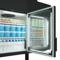 Photo 2 - Armoire frigorifique professionnelle blanche 4 portes vitrées positive et négative - mtf250b - tefcold - Tefcold - MTF250B