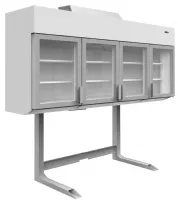 Congélateur-réfrigérateur mural professionnel blanc 4 portes vitrées - mtf250 - tefcold - Tefcold - MTF250