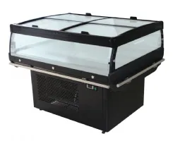 Îlot de refroidissement professionnel noir positive 190 l avec couvercle en verre - 7090.0025 - combisteel - Combisteel - 7090.0025