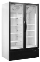 Vitrine réfrigérée professionnelle 2 portes vitrées blanche positive 652 l - fs1202h - tefcold - Tefcold - FS1202H