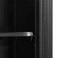 Photo 2 - Réfrigérateur professionnel à boissons 1 porte vitrée noir positif - fs176h black - tefcold - Tefcold - FS176H Black