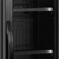 Photo 3 - Réfrigérateur professionnel à boissons 1 porte vitrée noir positif - fs176h black - tefcold - Tefcold - FS176H Black
