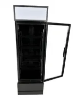 Photo 2 - Réfrigérateur professionnel 1 porte vitrée noir 360 l positif - 7455.2104 - combisteel - Combisteel - 7455.2104