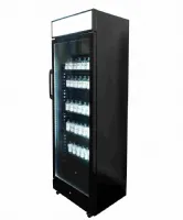 Photo 2 - Réfrigérateur professionnel 1 porte vitrée noir 400 l positif avec canopy - 7086.0010 - combisteel - Combisteel - 7086.0010