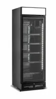 Photo 3 - Réfrigérateur professionnel 1 porte vitrée noir 400 l positif avec canopy - 7086.0010 - combisteel - Combisteel - 7086.0010