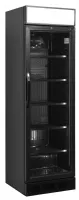 Réfrigérateur professionnel à boissons 1 porte vitrée noir positif 345 l - cev425cp black - tefcold - Tefcold - CEV425CP BLACK