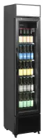 Photo 2 - Réfrigérateur professionnel à boissons 1 porte vitrée noir positif - fsc175h black - tefcold - Tefcold - FSC175H BLACK