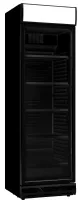 Réfrigérateur professionnel 1 porte vitrée noir 382 l positif charnière à droite - 7464.0090 - combisteel - Combisteel - 7464.0090
