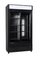 Réfrigérateur professionnel 2 portes vitrées coulissantes noir 780 L positif 1120 mm - 7455.1398 - Combisteel Réfrigérateur professionnel 2 portes vitrées coulissantes noir 780 L positif 1120 mm - 7455.1398 - Combisteel