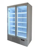 Photo 4 - Réfrigérateur professionnel blanc 2 portes vitrées positif 1253 mm hauteur 2003 mm - 7455.2200 - combisteel - Combisteel - 7455.2200