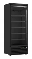 Réfrigérateur professionnel noir 1 porte vitrée positif 750 mm - 7455.2242 - combisteel - Combisteel - 7455.2242