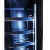 Photo 5 - Réfrigérateur professionnel 1 porte vitrée noir 450 l positif - 7526.0100 - combisteel - Combisteel - 7526.0100