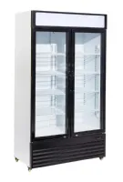 Réfrigérateur professionnel 2 portes vitrées 750 L positif 1120 mm - 7455.1390 - Combisteel Réfrigérateur professionnel 2 portes vitrées 750 L positif 1120 mm - 7455.1390 - Combisteel