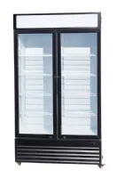 Photo 2 - Réfrigérateur professionnel 2 portes vitrées 750 l positif 1120 mm - 7455.1390 - combisteel - Combisteel - 7455.1390
