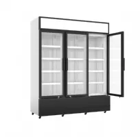 Photo 2 - Réfrigérateur professionnel 3 portes vitrées positif 1600 mm - 7455.2110 - combisteel - Combisteel - 7455.2110