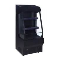Photo 2 - Réfrigérateur professionnel noir positif 165 l façade ouverte - 7090.0005 - combisteel - Combisteel - 7090.0005