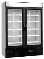 Meuble réfrigéré professionnel blanc 2 portes vitrées positif - nc5000g - tefcold - Tefcold - NC5000G