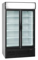 Vitrine réfrigérée professionnelle 2 portes vitrées blanche positive 710 l - fsc1950h - tefcold - Tefcold - FSC1950H