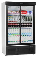 Photo 2 - Vitrine réfrigérée professionnelle 2 portes vitrées coulissantes blanche positive 660 l - fs1202s - tefcold - Tefcold - FS1202S