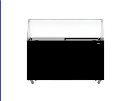 Photo 2 - Vitrine à crème glacée professionnelle noire 10 bacs de 5 l 454 l 1439 mm - 7472.0134 - combisteel - Combisteel - 7472.0134