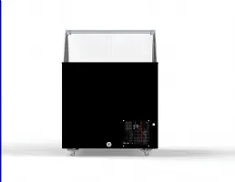 Photo 4 - Vitrine à crème glacée professionnelle noire 6 bacs de 5 l 231 l 909 mm - 7472.0124 - combisteel - Combisteel - 7472.0124