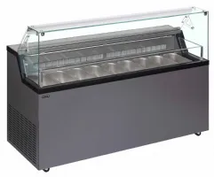 Congélateur professionnel à crème glacée couvercle de service 306 l -20 à -5 °c 439x700x890 mm - mirabella 9 - tefcold - Tefcold - MIRABELLA 9
