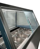 Photo 2 - Vitrine à crème glacée professionnelle 9 bacs de 5 litres négative 1260 mm - 7487.0255 - combisteel - Combisteel - 7487.0255