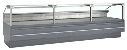 Vitrine de service premium positive avec réserve grise RAL7015 900 mm - SOCA37590A - Tefcold - Tefcold - SOCA37590A