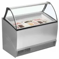 Vitrine glacée professionnelle ventilée avec 255 l de capacité -20 à -14 °c, 0.59 m² - bermuda rv10 - tefcold - Tefcold - BERMUDA RV10