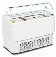 Vitrine professionnelle à glace ventilée pour napoli -18 à -14 °c - fiji 7 - tefcold - Tefcold - FIJI 7