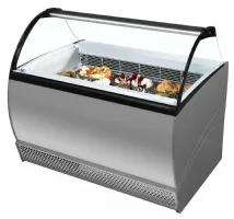 Vitrine professionnelle à glace statique et stockage inférieur -16 à -14 °c 1660 mm - isabella 10lx - tefcold - Tefcold - ISABELLA 10LX