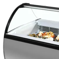 Photo 3 - Vitrine professionnelle à glace statique et stockage inférieur -16 à -14 °c 1660 mm - isabella 10lx - tefcold - Tefcold - ISABELLA 10LX