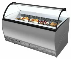 Vitrine à glace professionnelle 13 bacs -16 à -14 °c - isabella 13lx - tefcold - Tefcold - ISABELLA 13LX