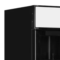 Photo 3 - Vitrine professionnelle froid positive noire 2 portes vitrées - lgc5000b - tefcold - Tefcold - LGC5000B