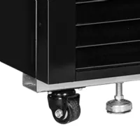 Photo 4 - Vitrine professionnelle froid positive noire 2 portes vitrées - lgc5000b - tefcold - Tefcold - LGC5000B